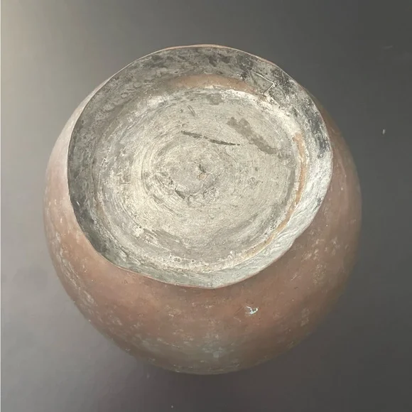 FABULOUS VINTAGE MIDDLE EASTERN TINNED 8” COPPER BOWL - Picture 14 of 14